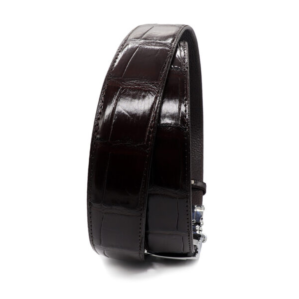 ceinture crocodile marron a bf2