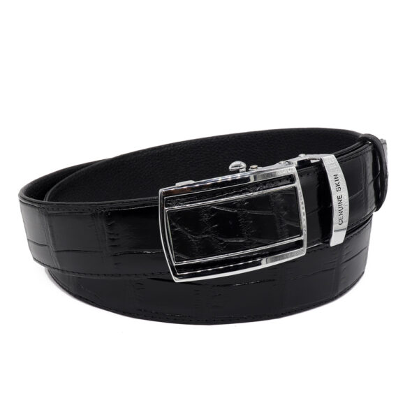 ceinture crocodile noir a bf2