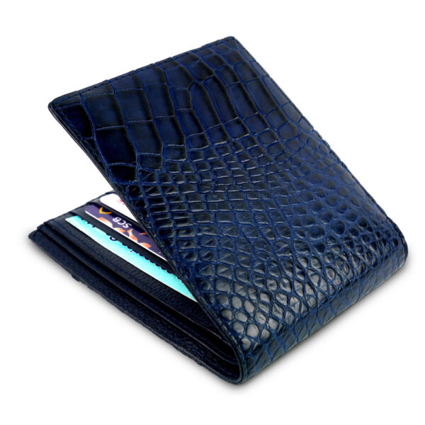 portefeuille crocodile cobalt xl1 1